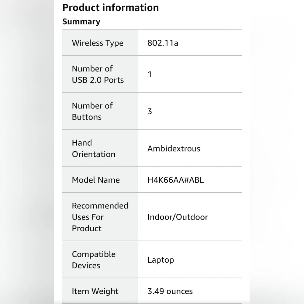 HP Wired USB Mouse X1500 (Black)
